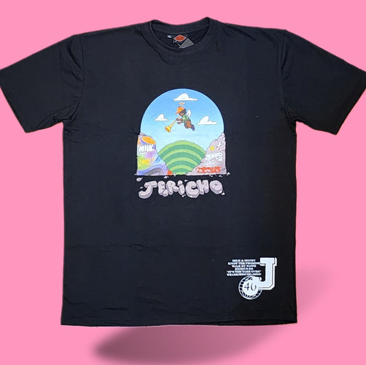 Jericho "Walls Fallen" Black Tee