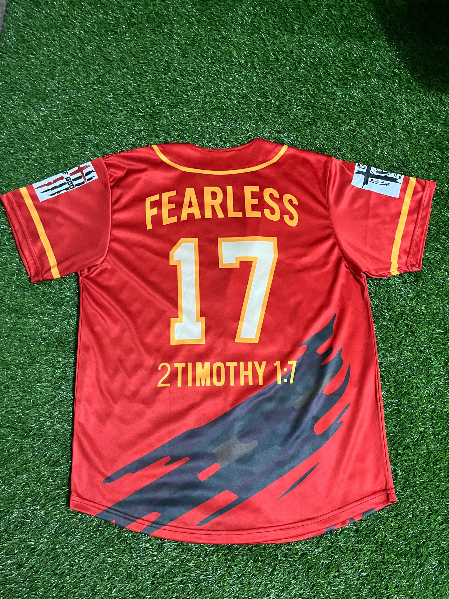 Fearless Baseball Jersey Red