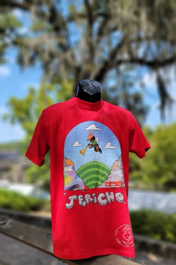 Jericho "Walls Fallen" Red Tee