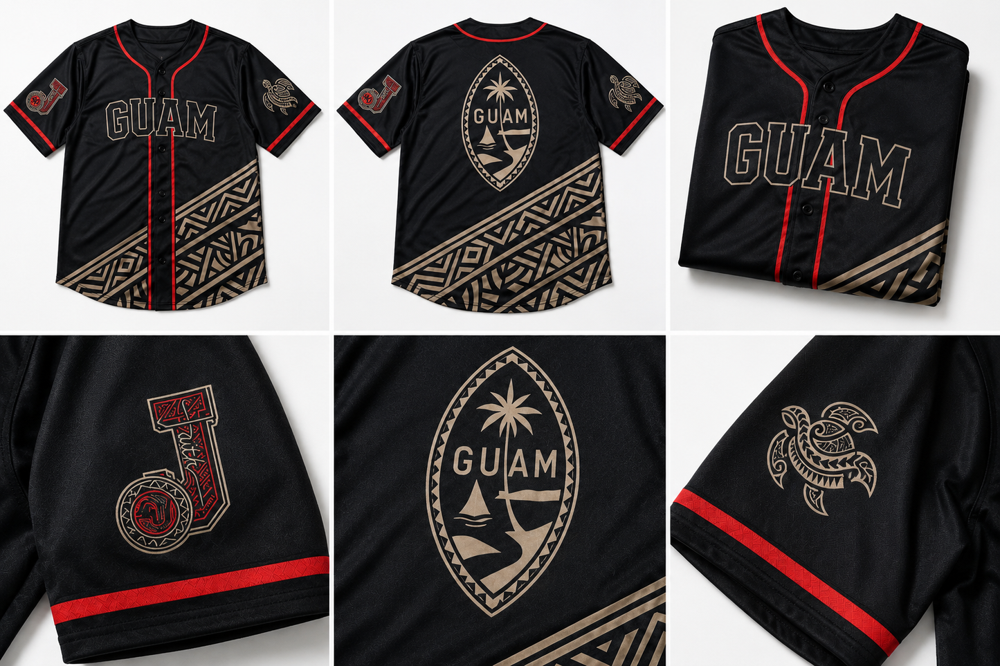 Guam Heritage Baseball Jersey