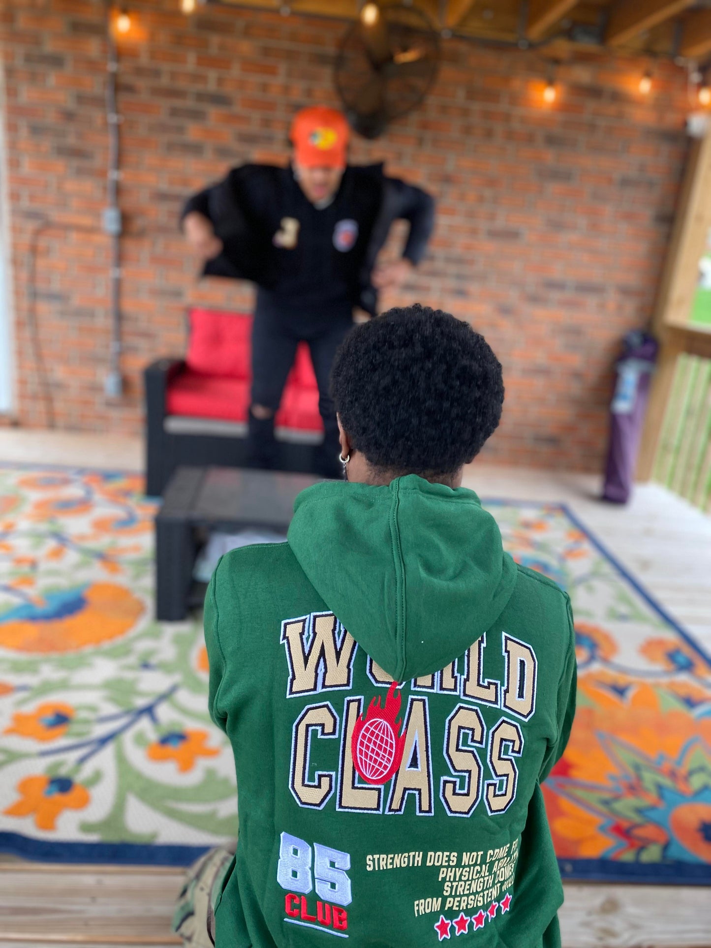 Jericho Dark Green "World Class" Varsity Hoodie