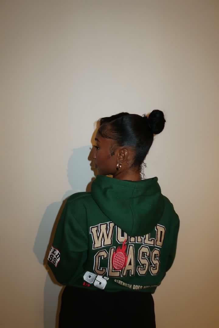 Jericho Dark Green "World Class" Varsity Hoodie