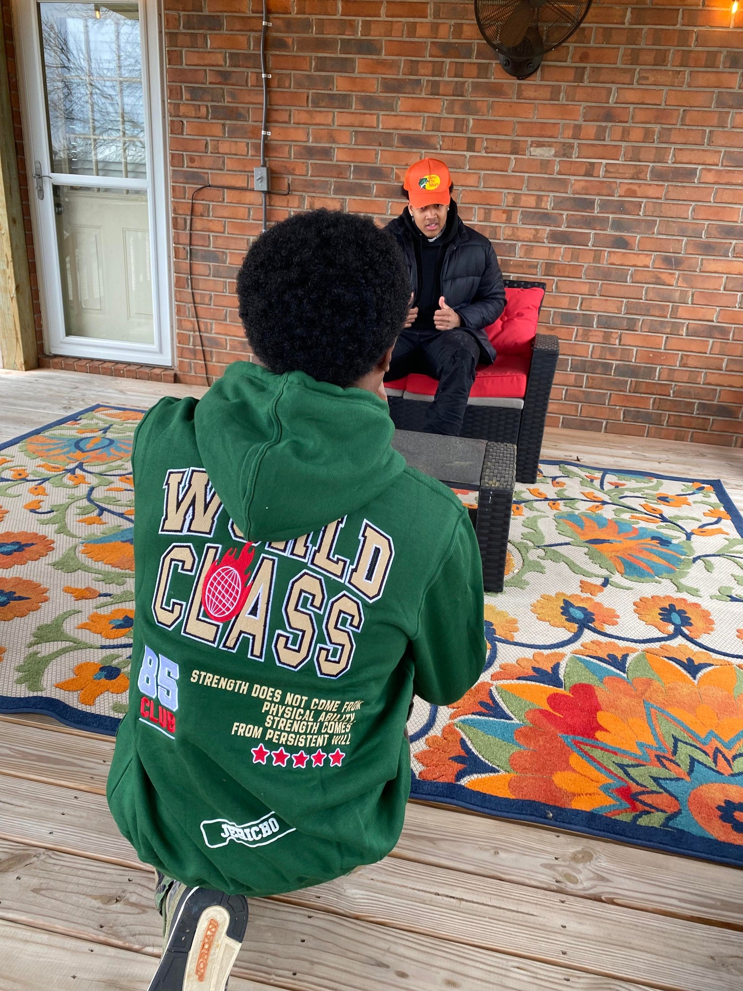 Jericho Dark Green "World Class" Varsity Hoodie