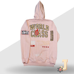 Jericho Light Pink "World Class" Varsity Hoodie