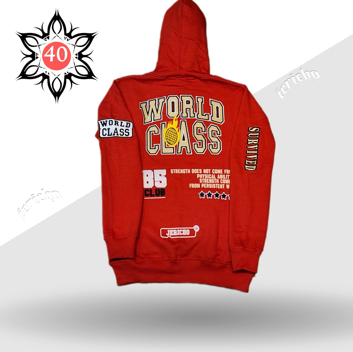 Jericho Red "World Class" Varsity Hoodie