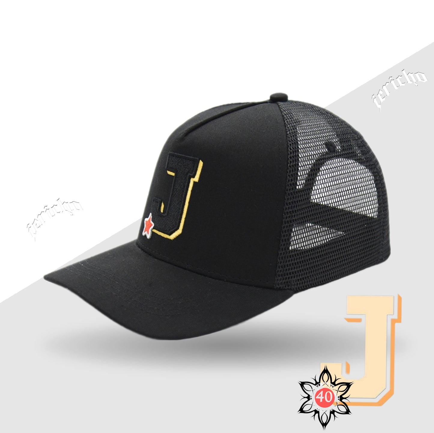 Jericho All Black J Hat