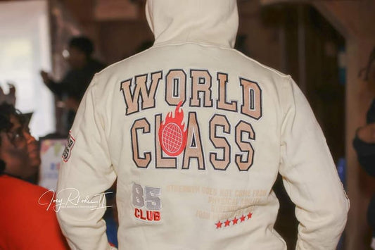 Jericho Cream "World Class" Varsity Hoodie