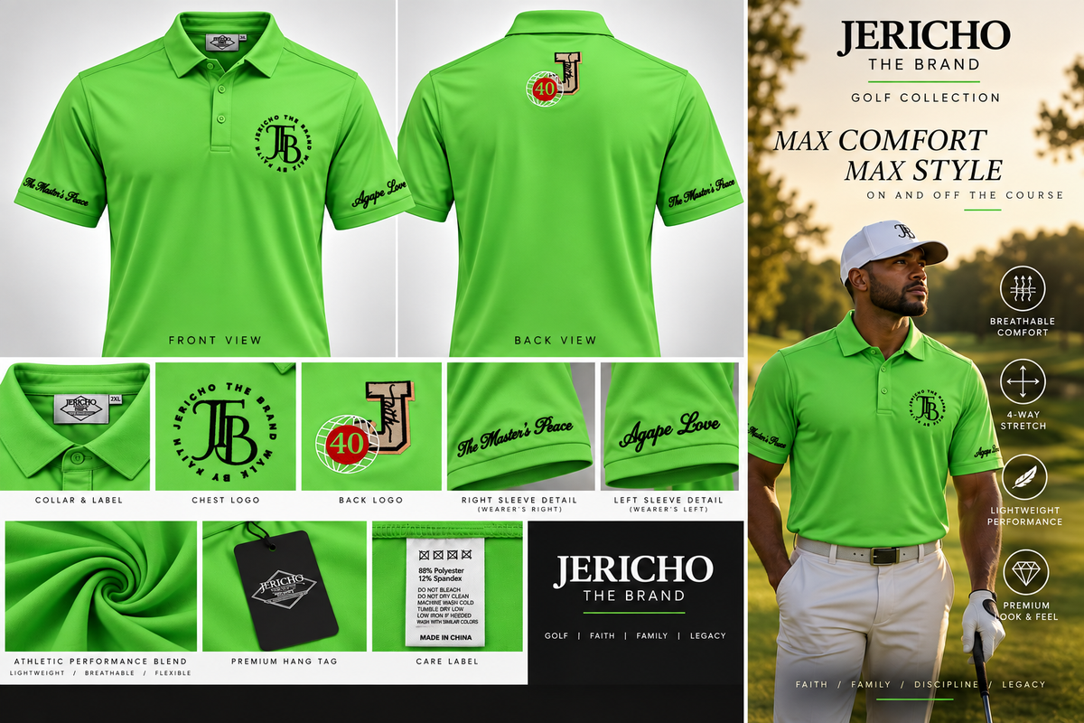 Master's Peace Green Polo